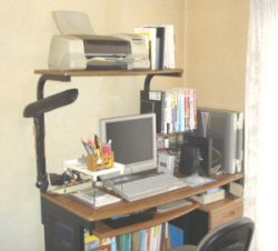 パソコンデスク全体